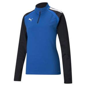 Image de Puma Teamliga 1/4 Zip Top W, pointure Large - Bleu - Taille Large