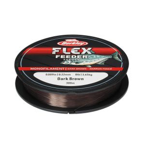 Berkley Flex Monofilament Unisexe, Marron foncé, 0.18mm | 6Lb | 2,55Kg | 300m