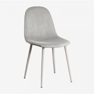 Chaise de salle à manger de luxe Glamm SKLUM Gris Taupe Clair