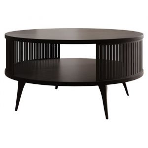 Forini - table basse - noir - 75 cm - Noir