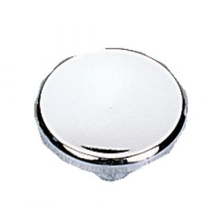 Bouton concave - finition chrom&eacute; - &Oslash; 35 mm - CADAP