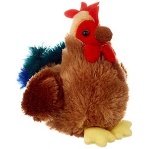 Aurora 31305, Mini Flopsies Coq, 20 cm, Peluche, Marron