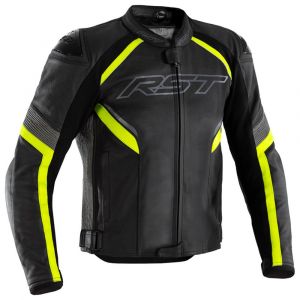 RST Veste Cuir Sabre XL Fluo Yellow