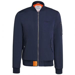 Blouson col montant Bombers bleu marine