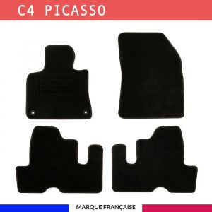 Autosweet - Tapis de voiture - Sur Mesure pour C4 picasso / C4 spacetourer (dès 2013) - 3 pièces - Tapis de sol antidérapant pour automobile