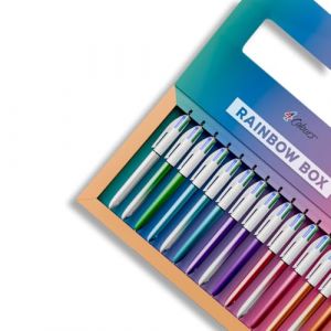 Bic 4 Couleurs Coffret Rainbow Edition Limitée, Idéal Collectionneur versions olore, Shine et Glacé - Coffret de 15 stylos, Commencez votre collection de 4 Couleurs dès maintenant !