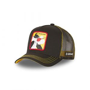 CAPSLAB Casquette trucker Looney tunes Gros Minet Homme TU Noir