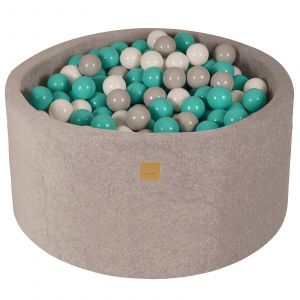 Gris Clair Piscine À Balles: Blanc/Gris/Turquoise H40