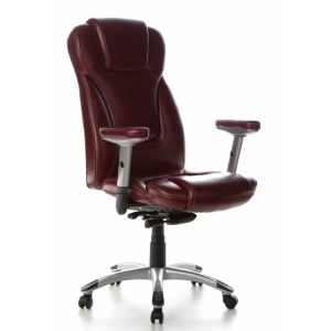 Image de hjh OFFICE Embassy 200 - Si&egrave;ge de bureau / fauteuil de direction en simili cuir