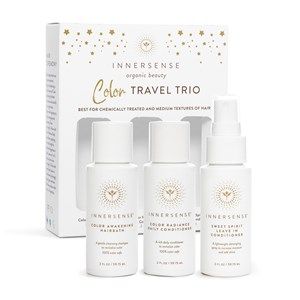 Image de Innersense Hair care Shampoo Hydrate Travel Trio Set Color Awakening Hairbath 59,15 ml + Color Radiance Daily Conditioner 59,15 ml + Sweet Spirit Leave In Conditioner 59,15 ml 1 Stk.