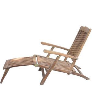 Image de Chalet et Jardin Transat Teck - Relax - 35-709997 En bois de Teck