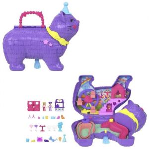 Polly Pocket - Coffret Fête du chaton - Avec mini-figurines et accessoires - Polly Pocket - JFT90