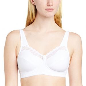 Bestform Cotton Comfort - Soutien-Gorge De Tous Les Jours - Emboîtant - Femme - Blanc - 105F (Taille UK: 40E)