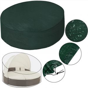 Deuba B&acirc;che de Protection Mobilier Meuble de jardin 188cm Housse Ronde en PE Tout Usage