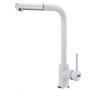 Franke 115.0476.826 Sirius Robinet de cuisine Chrome/Blanc Polaire