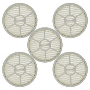 Vhbw 5x filtre compatible avec K&auml;rcher VC 3, 1.198-125.0, VC 3 Premium aspirateur - filtre HEPA blanc