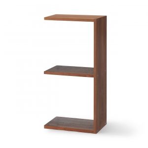 Etag&egrave;re additionnelle en noyer ‐ 2 niveaux (Dont Eco‐part. 0,82 &euro;)