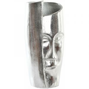 VASE ALUMINIUM 15X13X31 FACE ARGENT ALUMINIUM Mat&eacute;riau ARGENT Couleur Famille VASES D&eacute;tails