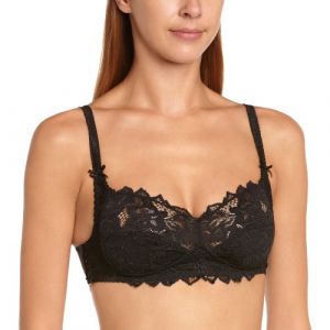 Sans Complexe Coton D'Arum Soutien Gorge Classique Sans Armature Coton Bio, Noir (Noir), 110C (Taille Fabricant: 95/110C)