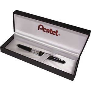 Pentel Porte-mines haut de gamme Kerry avec boîtier en métal design exclusif, dureté HB 0,7mm schwarz - P1037-A-BOX