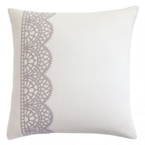 Taie d'oreiller coton DENTELLE