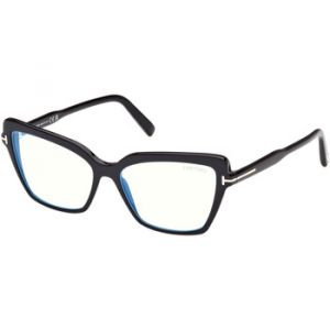 Image de Tom Ford Femme FT5948-B 1 Cadres Vista Ac&eacute;tate Noir Cat Eye Normale