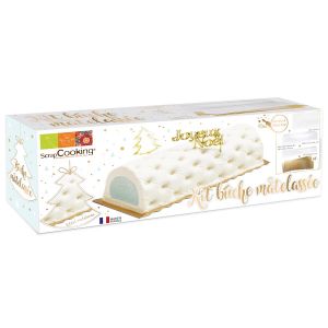 Scrapcooking Kit moule semi rigide bûche matelassée