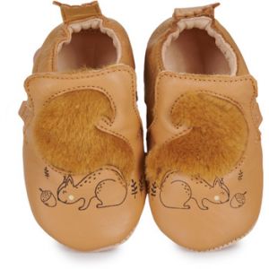 Easy Peasy Chaussons enfant MY BLUBLU ECUREUIL Marron - Taille 22 / 23,20 / 21