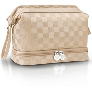 Sc Skycases Travel Essentials - Trousse de toilette et de maquillage - Imperm&eacute;able et compacte - Convient pour le voyage et l'usage quotidien - Unisexe - Or