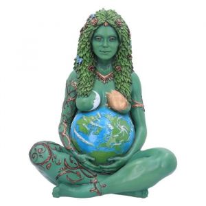Nemesis Now Mother Earth - Grande Figurine peinte de la Terre M&egrave;re Gaia &eacute;th&eacute;r&eacute;e 30cm