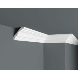 Lot de 14 Corniches Classiques Polym&egrave;re, L.240 cm x P.8 cm, Ep.80 mm