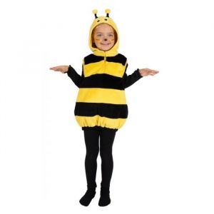 D&eacute;guisement Abeille Enfant PtitClown - Jaune - Combinaison &agrave; capuche et ailes - Polyester - Int&eacute;rieur