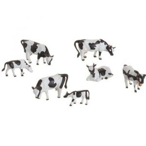 Noch FIGURINES H0 « VACHES BLANCHES ET NOIRES »