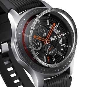 Style de lunette interne Galaxy Watch 46mm / Gear S3 Frontier / S3 Cl ic Argent Ringke
