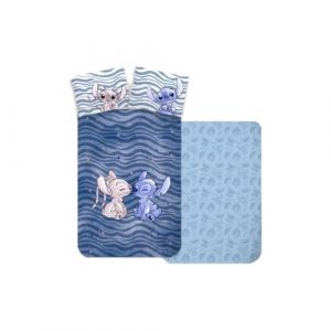 Parure de lit enfant b&eacute;b&eacute; Lilo et Stitch 100&times;135 cm, 40&times;60 cm Num&eacute;ro d'article : BRM018495