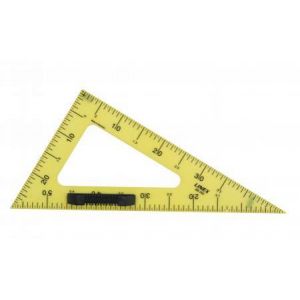 Image de Linex 100412003 - BB 260 - Equerre 30/60&deg; en plastique, 50 cm, pour tableau d'&eacute;cole