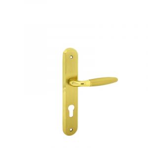 Alpertec 1 poignée de porte Robin/Elegance trou cylindre, laiton entraxe 195 mm