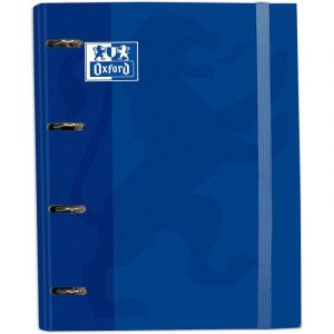 Oxford Classic EuropeanBinder Carpeblock Classeur avec recharge A4+ Bleu marine
