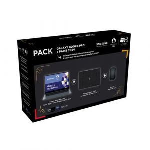 Samsung PC portable PACK JO GALAXY BOOK4 PRO 14'' INTEL CORE ULTRA 7 155H 16GO RAM 512 GO SSD INTEL ARC GRAPHICS AZERTY FR GRIS - PLATEFORME INTEL EVO + SLEEVE JO 2024 BLACK + SOURIS BLUETOOTH BLACK