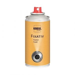 C.Kreul 800150 - Fixativ, bombe a&eacute;rosol de 150 ml, film de protection transparent et non brillant pour les dessins &agrave; la craie, au fusain et aux crayons de couleur