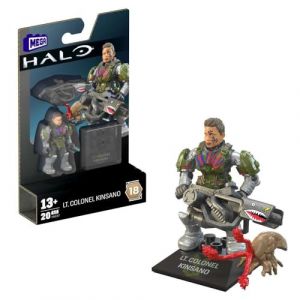 Mega Construx Halo Heroes Series 18 - HNC47 - Figurine articulée 6 cm - Lt. Colonel Kinsano