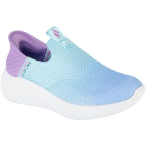 Skechers Ultra Flex 3.0 Colour Boost, Basket Filles, Blue,