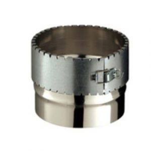 Poujoulat Raccord sur Tubage Flexible dn &oslash; 80mm