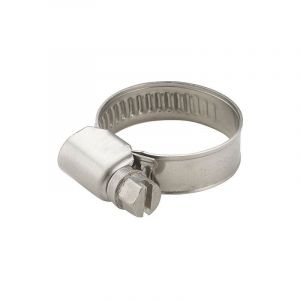 Aroz Collier inox largeur 9mm serrage diam&egrave;tre 10 16 mm (x2)