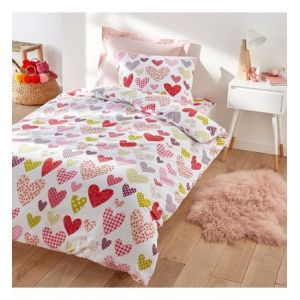 Image de Housse de couette enfant, Coeur Liberté Multicolore Couleur Multicolore Taille 200 x 200 cm