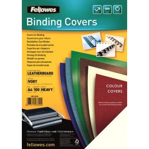 Fellowes 100 couvertures Delta structure en cuir format A4 (250 g)