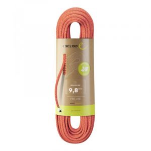 Image de Edelrid Heron Eco Dry 9,8 - Corde à simple taille 70 m, beige/rouge/brun