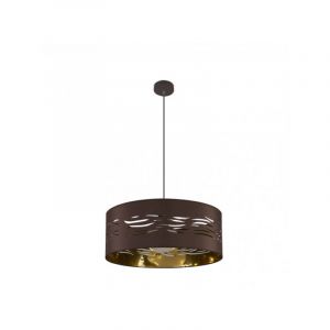 Fab 157795077 | Pendentif Niebla 1xe27 Marron / Marron-Or Regx50x50 Cm