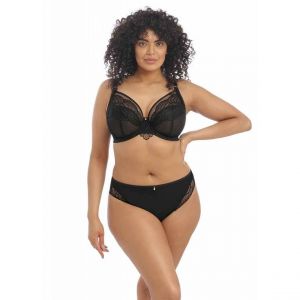 Soutien-gorge plongeant armatures - Noir Elomi Priya