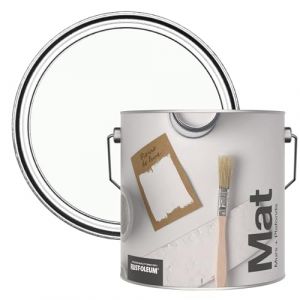 Rust-oleum Peinture Mate Murs et Plafonds Blanche - Pierre de lune 2,5L